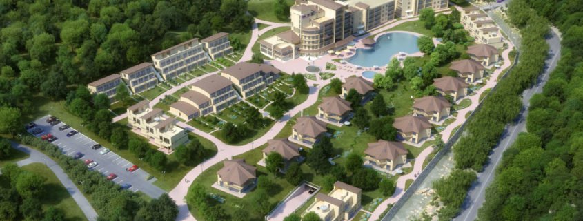 Elite residential complex rendering