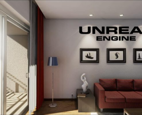 3D visualization of the cabinet’s interior