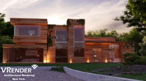 Visualization of the architectural design