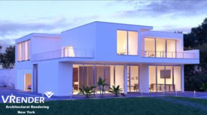 residential building 3d rendering