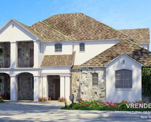 3d architectural rendering services | House Exterior Rendering Vray