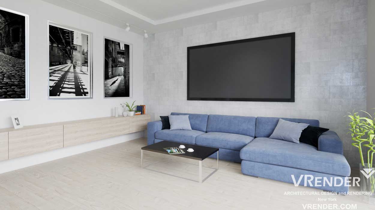 residential interior 3d design